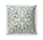 WATERCOLOR TILE OCEAN Accent Pillow By Kavka Designs