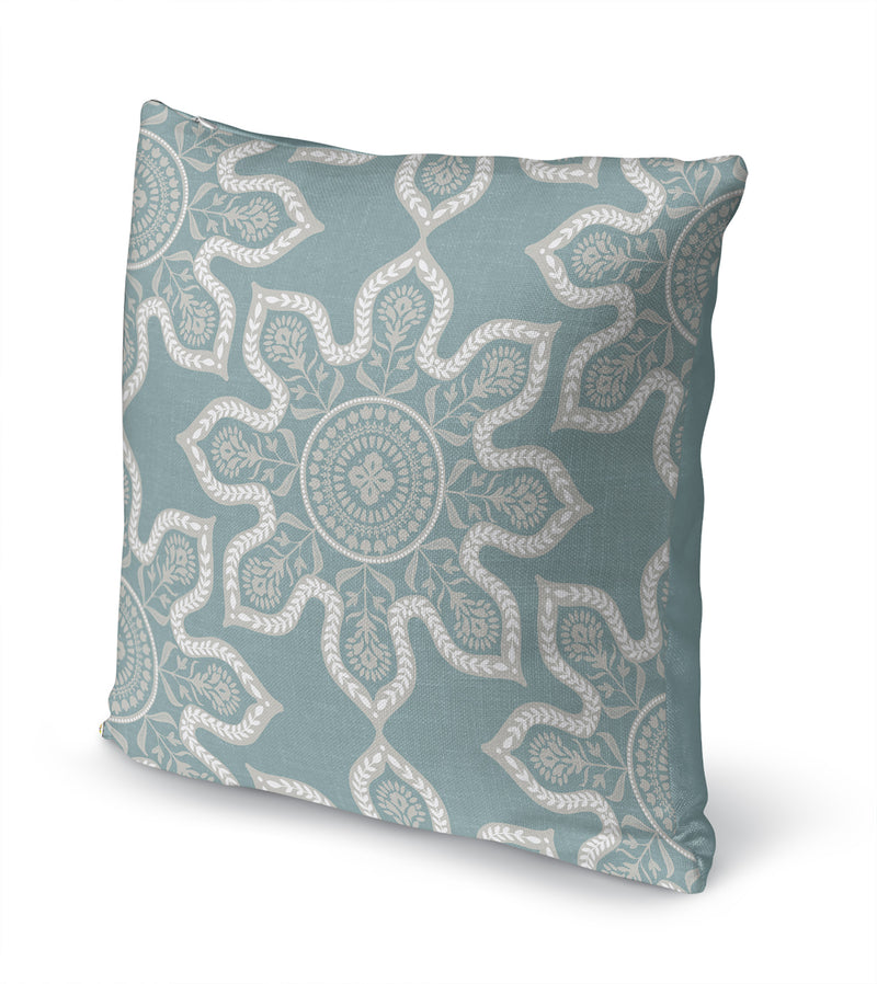 MULTI MANDELA BLUE BOLD Accent Pillow By Kavka Designs