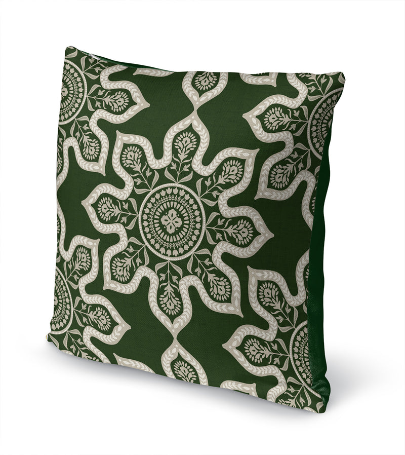 MULTI MANDELA EVERGREEN BOLD Accent Pillow By Kavka Designs