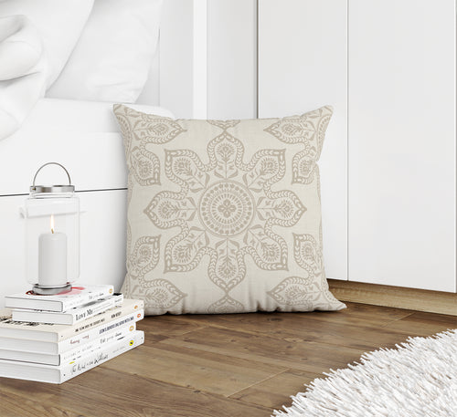 MULTI MANDELA IVORY BOLD Accent Pillow By Kavka Designs