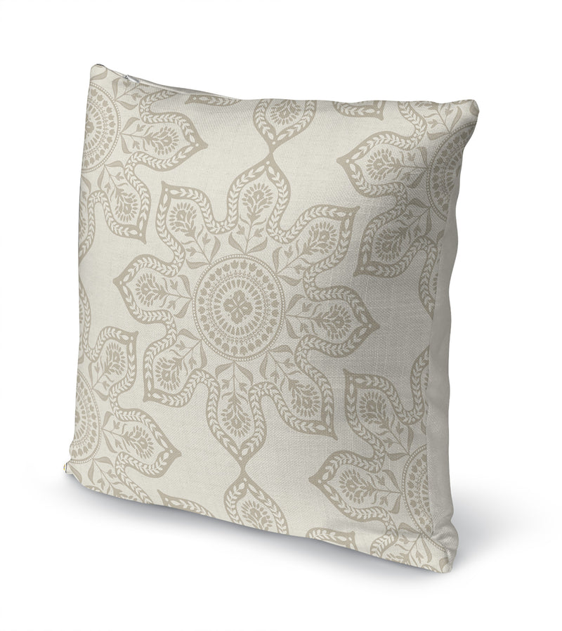 MULTI MANDELA IVORY BOLD Accent Pillow By Kavka Designs