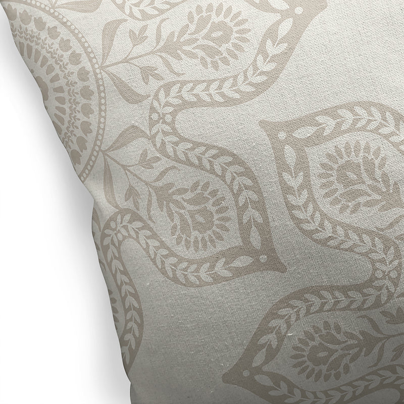 MULTI MANDELA IVORY BOLD Accent Pillow By Kavka Designs