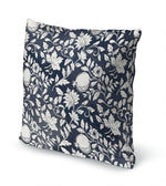 POMEGRANATE NAVY LG Accent Pillow By Kavka Designs