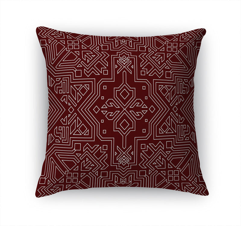 SULTANATE BURGUNDY Accent Pillow By Kavka Designs