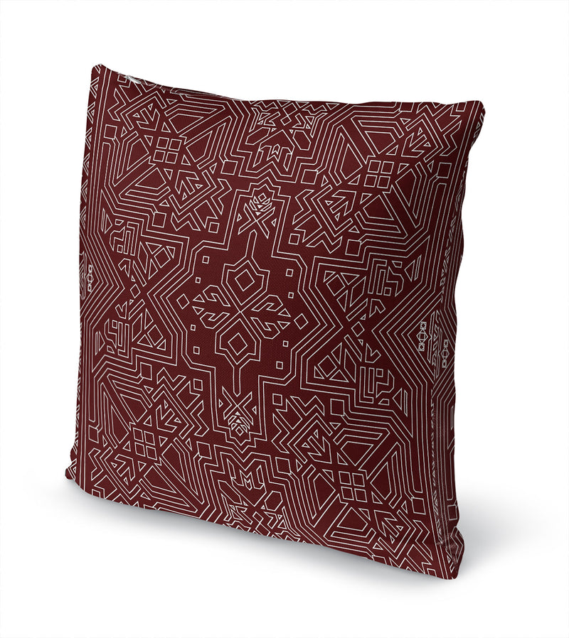 SULTANATE BURGUNDY Accent Pillow By Kavka Designs