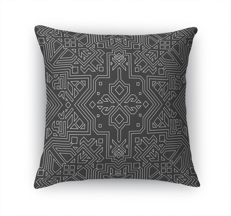 SULTANATE CHARCOAL Accent Pillow By Kavka Designs