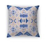 ABADEH BLUE AND GREY Accent Pillow By Kavka Designs