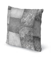 ECLECTIC BOHEMIAN PATCHWORK LIGHT GREY Accent Pillow By Kavka Designs