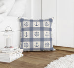 ANCHOR GALORE BLUE Accent Pillow By Kavka Designs