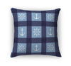 ANCHOR GALORE NAVY AND LIGHT BLUE Accent Pillow By Kavka Designs