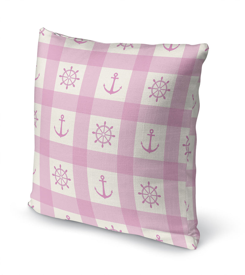 ANCHOR GALORE PINK Accent Pillow By Kavka Designs