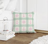 ANCHOR GALORE MINT AND PINK Accent Pillow By Kavka Designs