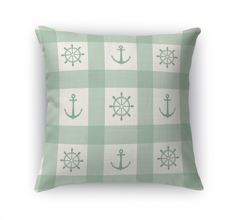 ANCHOR GALORE MINT Accent Pillow By Kavka Designs