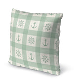 ANCHOR GALORE MINT Accent Pillow By Kavka Designs