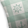 ANCHOR GALORE MINT Accent Pillow By Kavka Designs