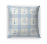 ANCHOR GALORE LIGHT BLUE Accent Pillow By Kavka Designs