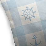 ANCHOR GALORE LIGHT BLUE Accent Pillow By Kavka Designs