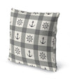 ANCHOR GALORE GREY Accent Pillow By Kavka Designs