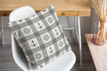 ANCHOR GALORE GREY Accent Pillow By Kavka Designs