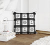 ANCHOR GALORE CHARCOAL AND WHITE Accent Pillow By Kavka Designs