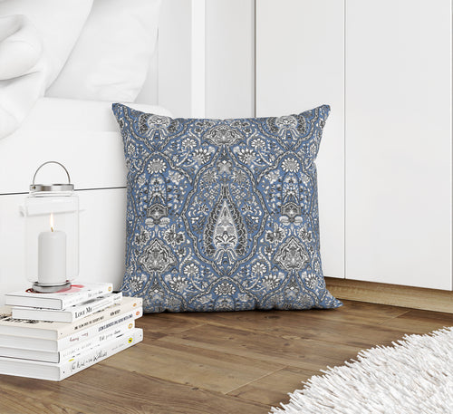 KIRMAN SLATE Accent Pillow By Kavka Designs