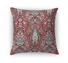 KIRMAN CORAL RED Accent Pillow By Kavka Designs