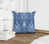 KIRMAN BLUE Accent Pillow By Kavka Designs