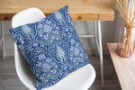 KIRMAN BLUE Accent Pillow By Kavka Designs