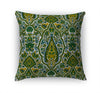 KIRMAN GREEN AND YELLOW Accent Pillow By Kavka Designs