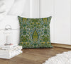 KIRMAN GREEN AND YELLOW Accent Pillow By Kavka Designs