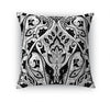 MAHAL CHARCOAL AND WHITE Accent Pillow By Kavka Designs