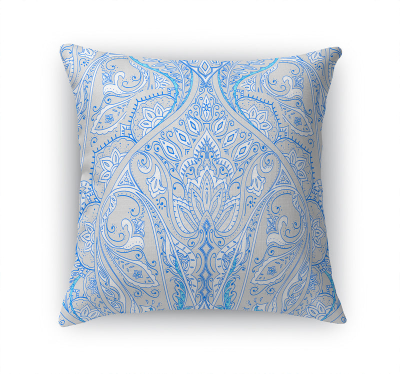 MAHAL BLUE GREY Accent Pillow By Kavka Designs