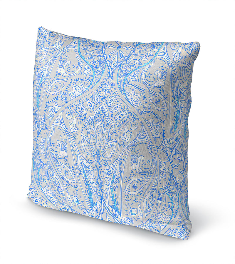 MAHAL BLUE GREY Accent Pillow By Kavka Designs