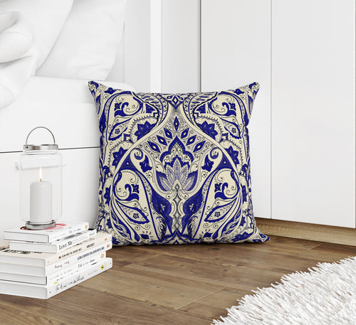 MAHAL NAVY Accent Pillow By Kavka Designs