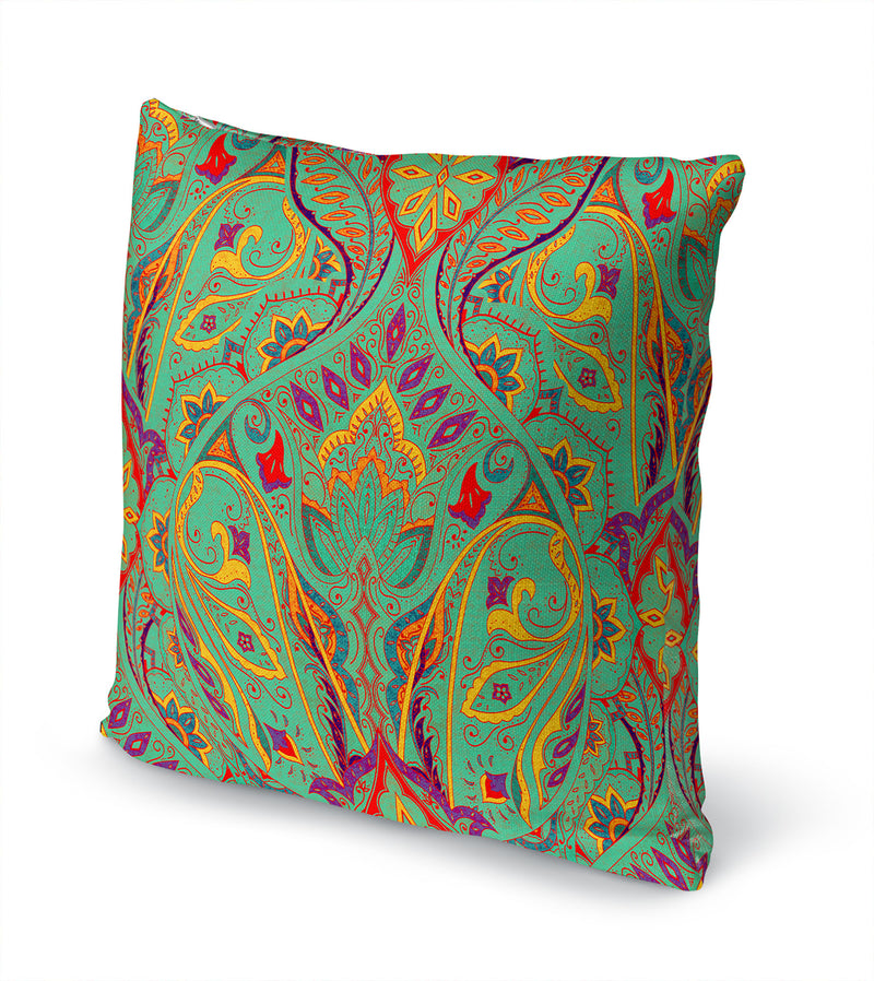 MAHAL AQUA Accent Pillow By Kavka Designs