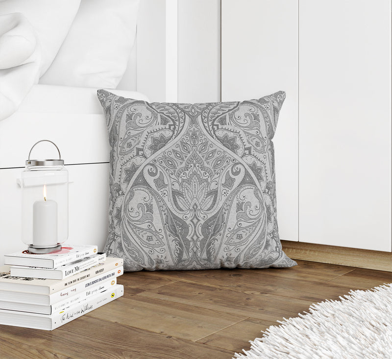 MAHAL GREY Accent Pillow By Kavka Designs