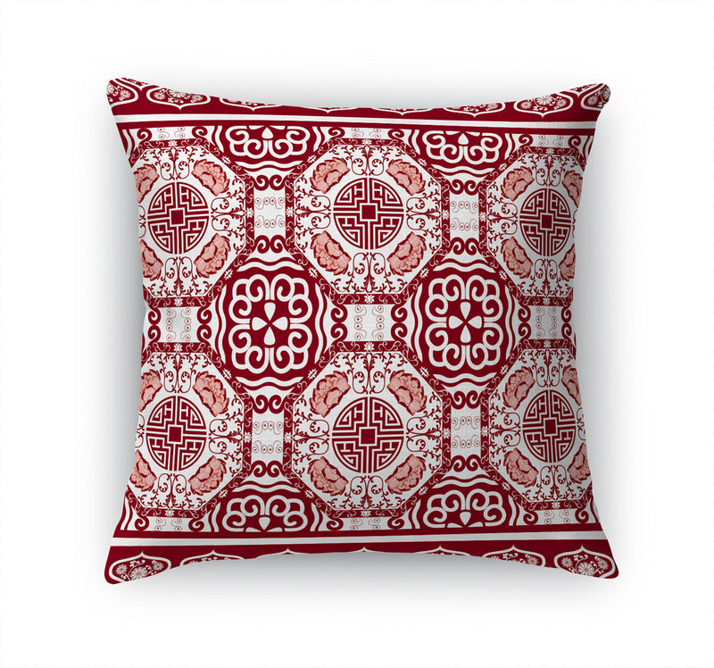 LASHA BURGUNDY Accent Pillow By Kavka Designs