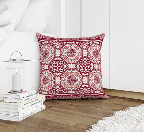 LASHA BURGUNDY Accent Pillow By Kavka Designs