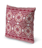 LASHA BURGUNDY Accent Pillow By Kavka Designs