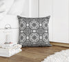 LASHA CHARCOAL Accent Pillow By Kavka Designs