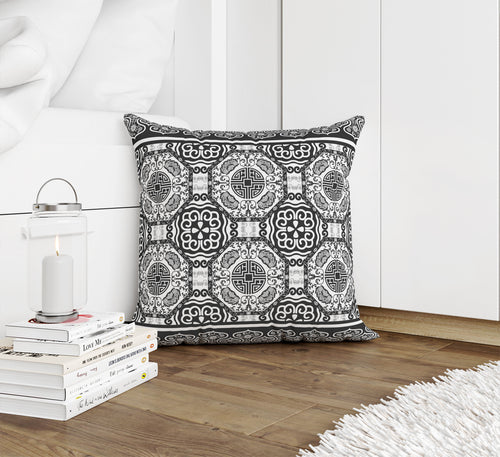 LASHA CHARCOAL Accent Pillow By Kavka Designs