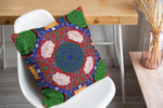 MING RED AND GREEN Accent Pillow By Kavka Designs