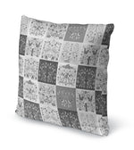 SCANDINAVIAN PATCHWORK GREYSCALE Accent Pillow By Kavka Designs