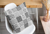 SCANDINAVIAN PATCHWORK GREYSCALE Accent Pillow By Kavka Designs