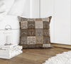 SCANDINAVIAN PATCHWORK NEUTRAL Accent Pillow By Kavka Designs