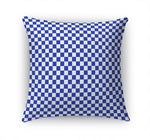 CHECKER BOARD BLUE Accent Pillow By Kavka Designs