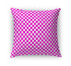 CHECKER BOARD FUCHSIA Accent Pillow By Kavka Designs