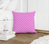 CHECKER BOARD FUCHSIA Accent Pillow By Kavka Designs