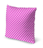 CHECKER BOARD FUCHSIA Accent Pillow By Kavka Designs