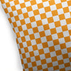 CHECKER BOARD ORANGE Accent Pillow By Kavka Designs